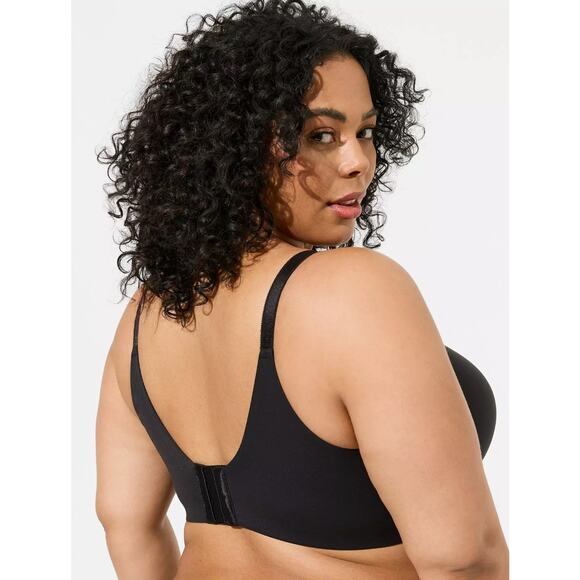 NWT TORRID Women's 44DD Black Dream Wire-Free Nursing 360° Back Smoothing Bra - Picture 3 of 10